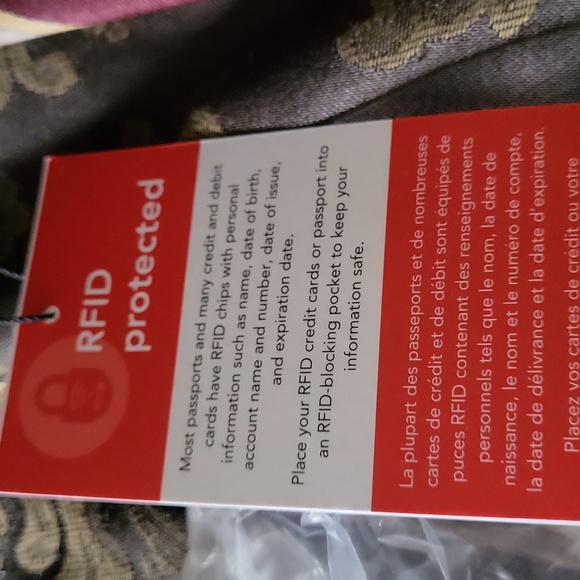 Bagellini Hp duo   rfid new tagged black silver accessories gorgeous dust cover - Picture 3 of 7